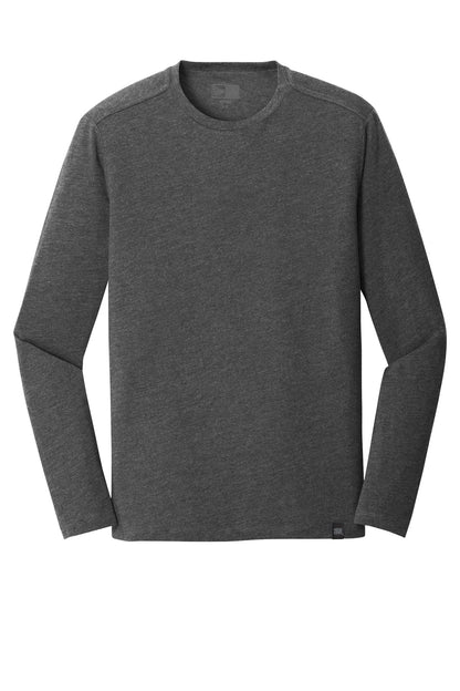 Custom Embroidered New Era T-Shirts  in Black Heather