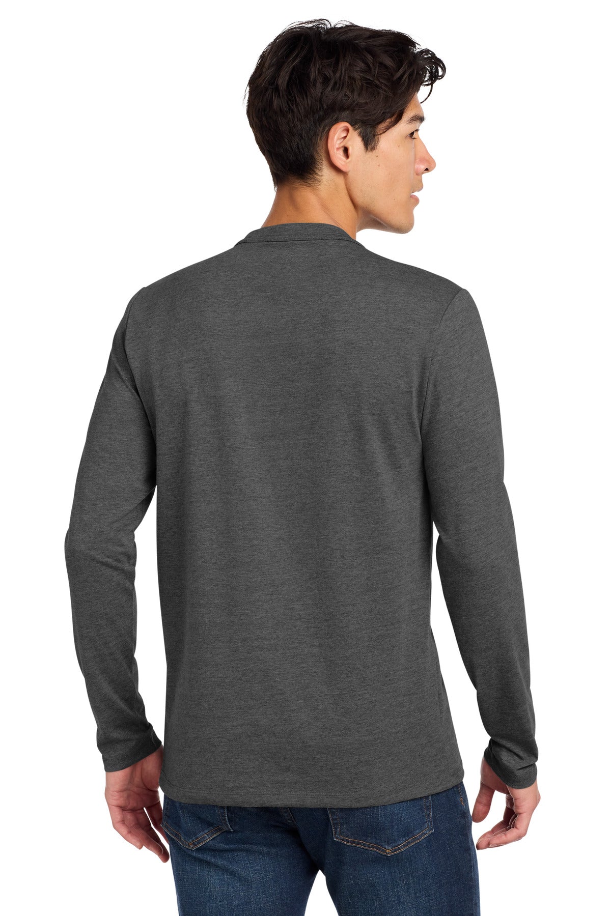 Custom Embroidered New Era T-Shirts  in Black Heather
