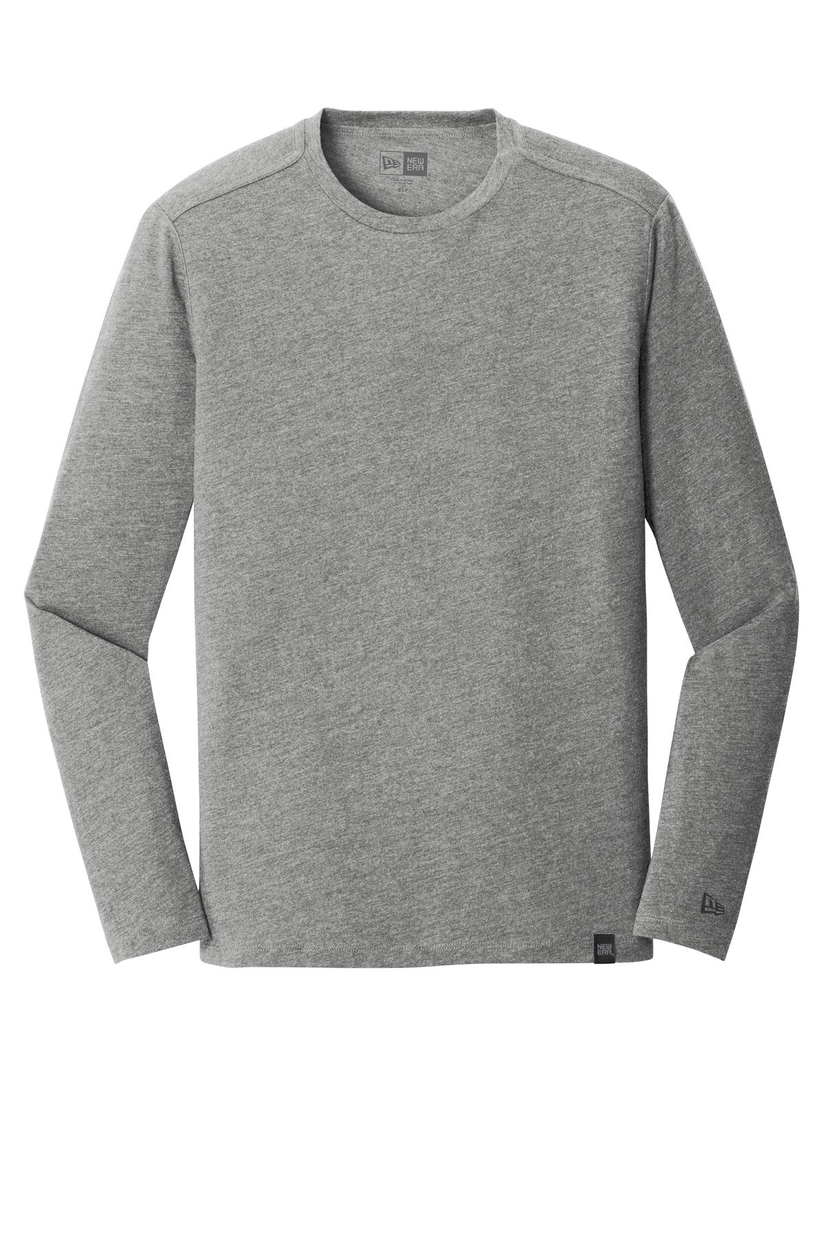 Custom Embroidered New Era T-Shirts  in Shadow Grey Heather