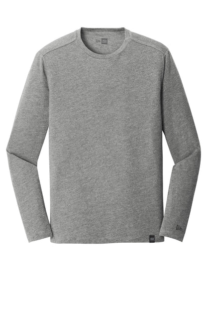 Custom Embroidered New Era T-Shirts  in Shadow Grey Heather
