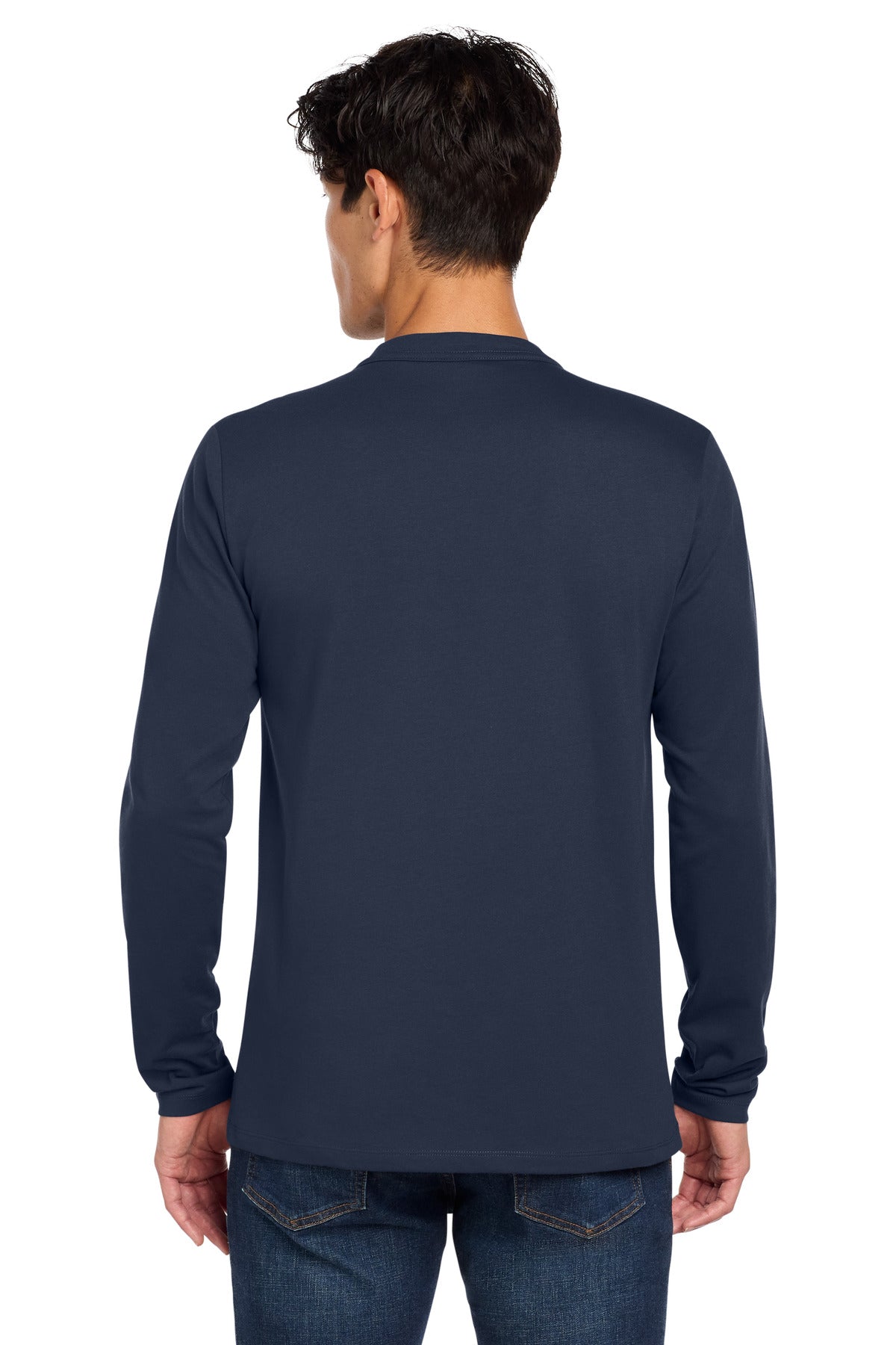 Custom Embroidered New Era T-Shirts  in True Navy