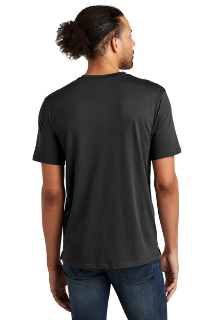 Custom Embroidered New Era  Heritage Blend Varsity Tee. NEA107,Black/ Black Twist