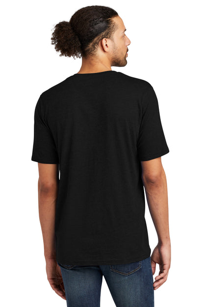 Custom Embroidered New Era  Tri-Blend Tee NEA135,Black Solid