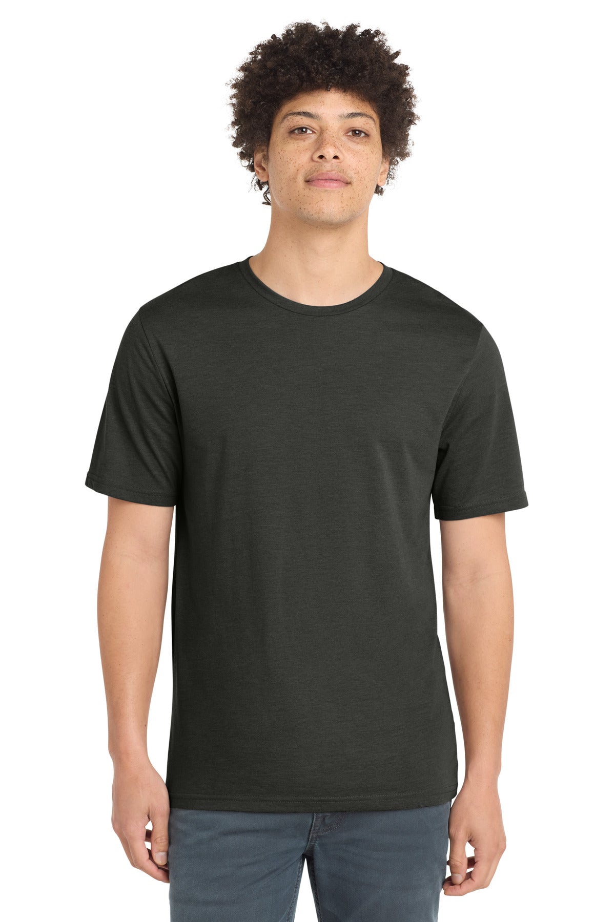 Custom Embroidered New Era T-Shirts  in Graphite