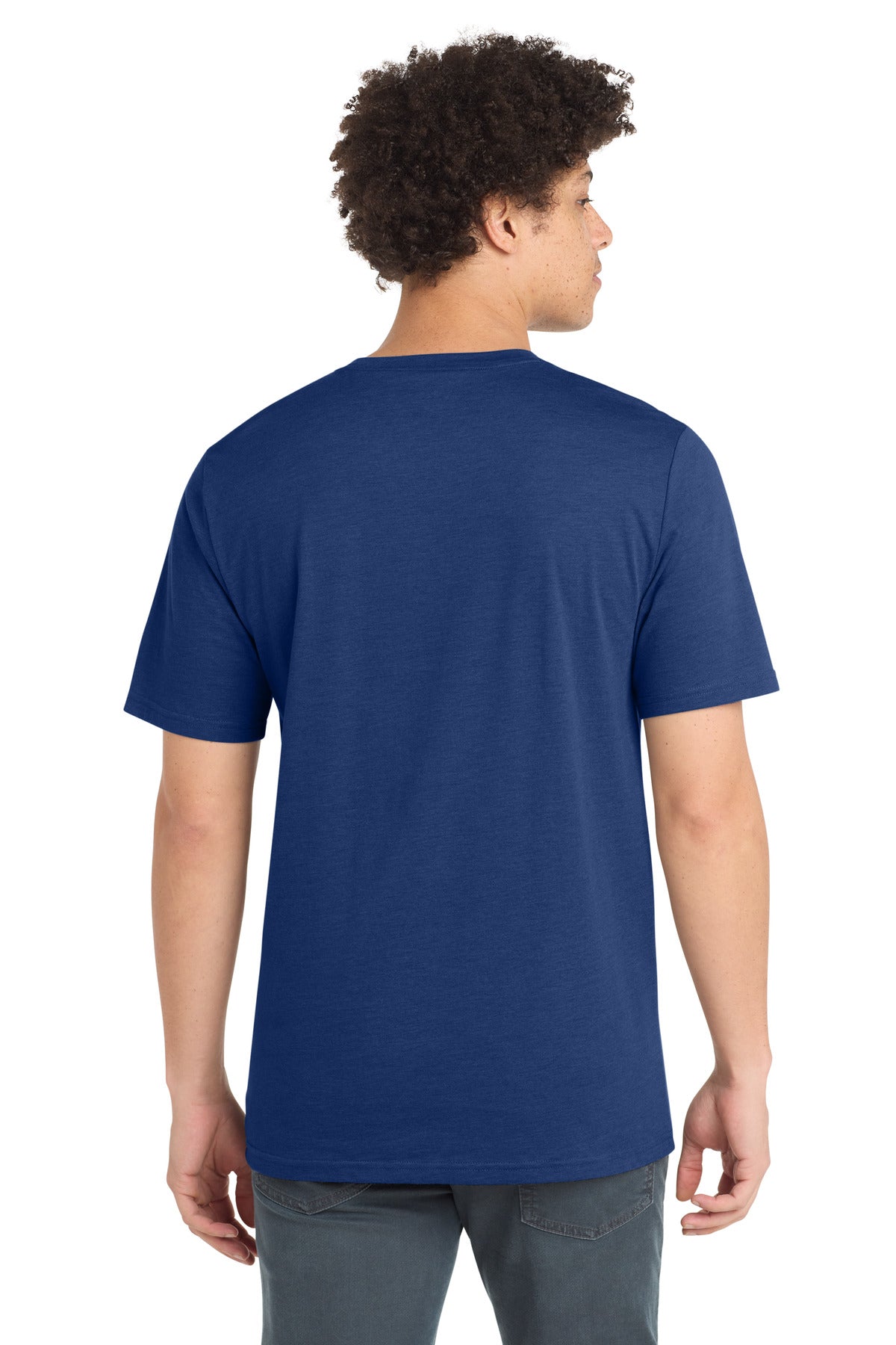 Custom Embroidered New Era T-Shirts  in Royal