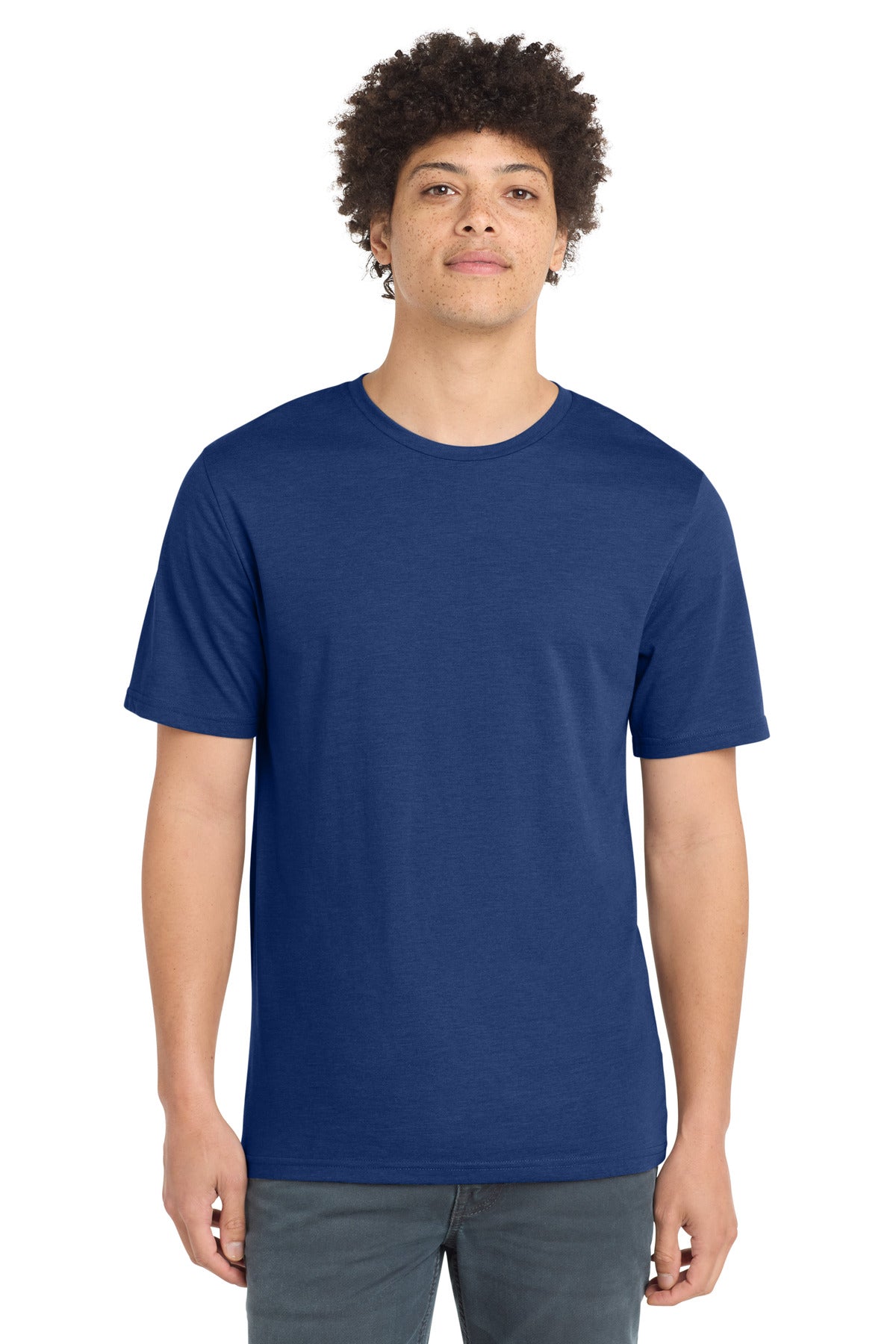 Custom Embroidered New Era T-Shirts  in Royal