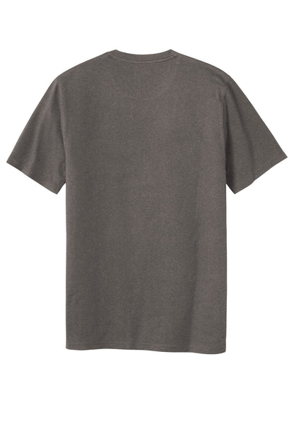 Custom Embroidered New Era T-Shirts  in Shadow Grey
