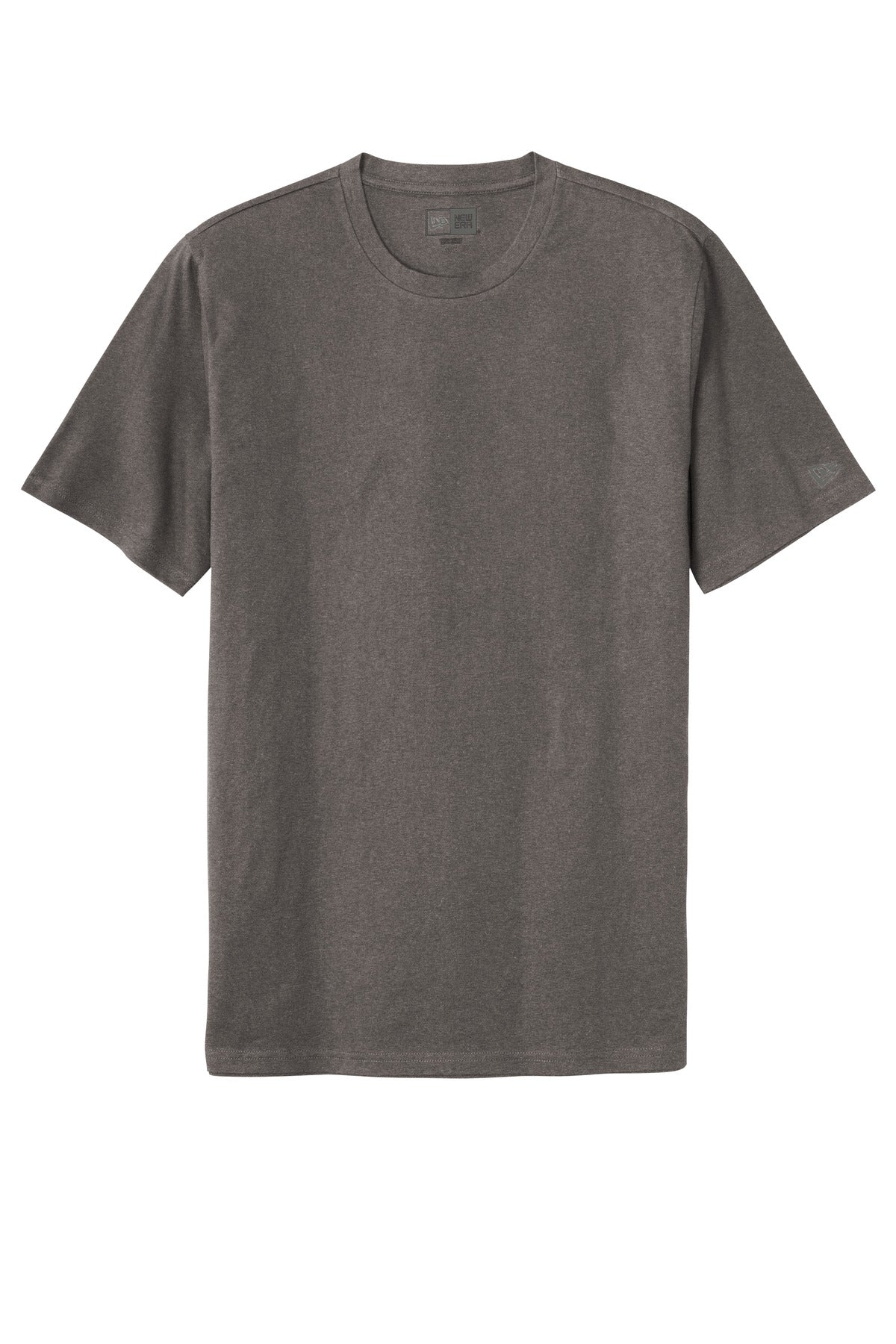 Custom Embroidered New Era T-Shirts  in Shadow Grey