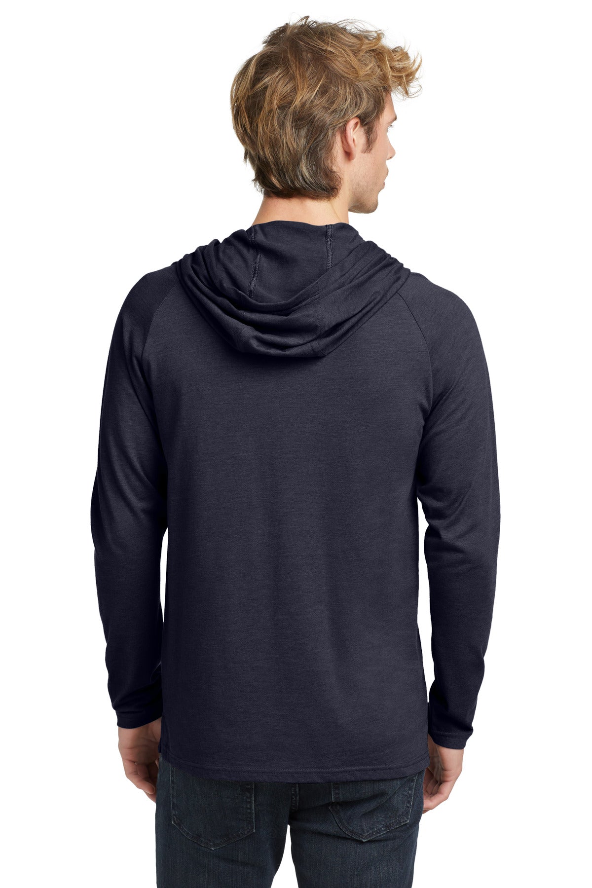 Custom Embroidered New Era  Tri-Blend Hoodie. NEA137,True Navy