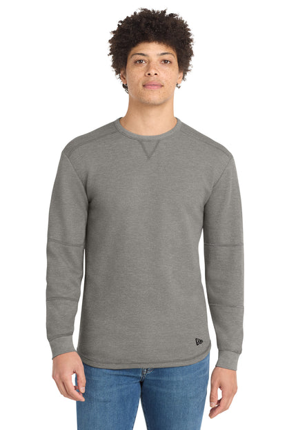 Custom Embroidered New Era T-Shirts  in Shadow Grey Heather