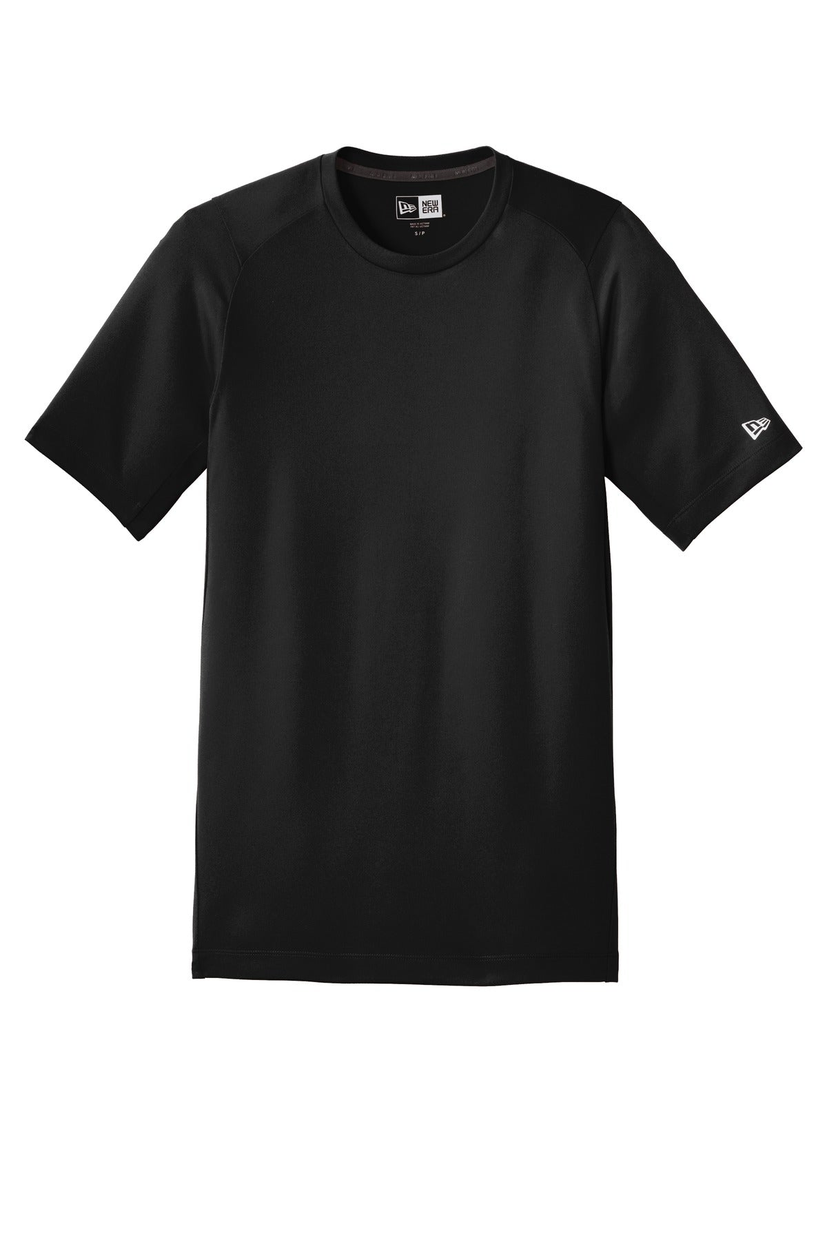 Custom Embroidered New Era Activewear in Black Solid