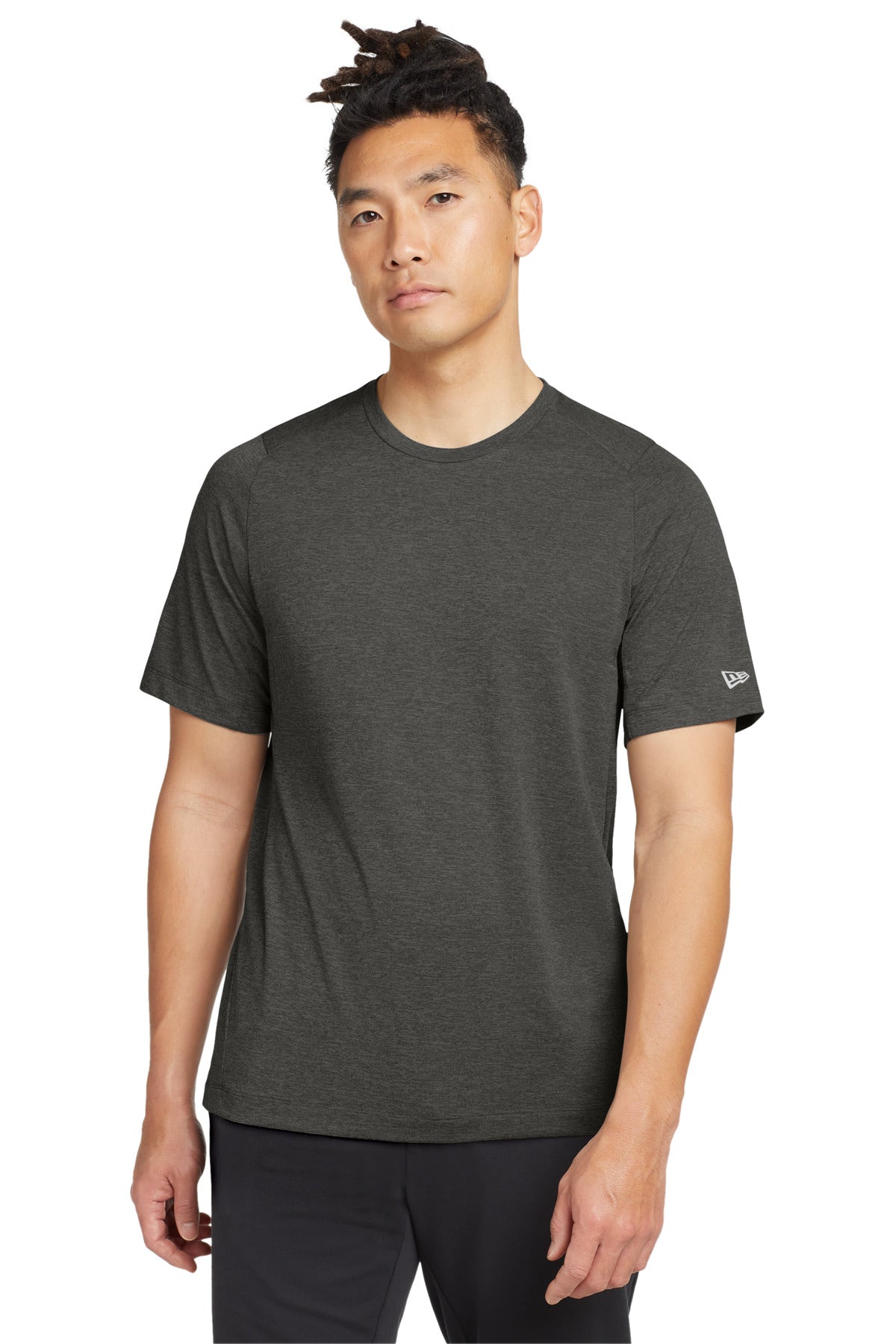 Custom Embroidered New Era Activewear in Graphite