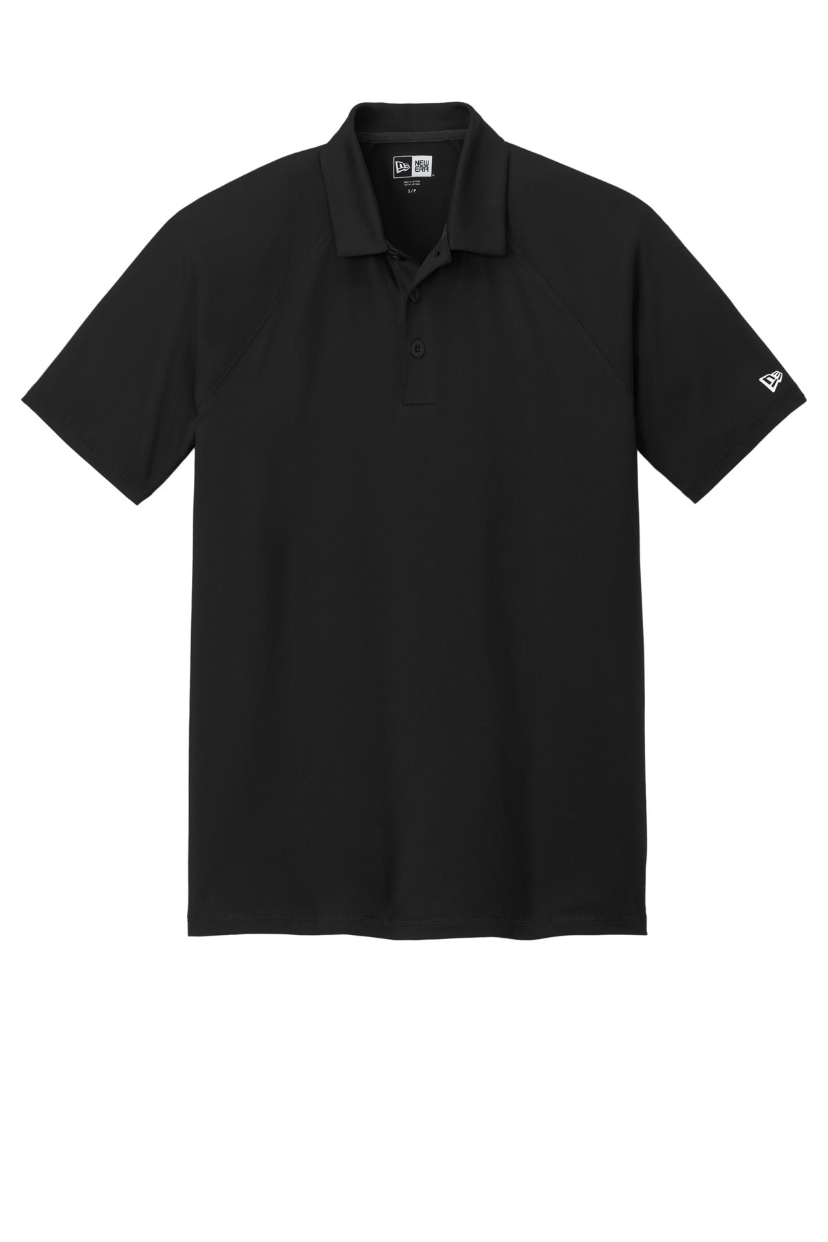 Custom Embroidered New Era Polos/Knits in Black
