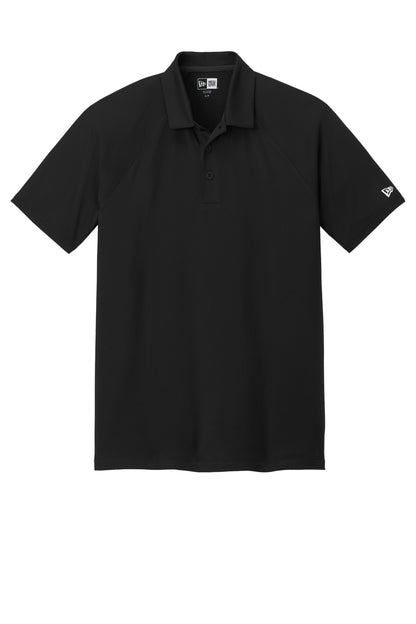 Custom Embroidered New Era Polos/Knits in Black