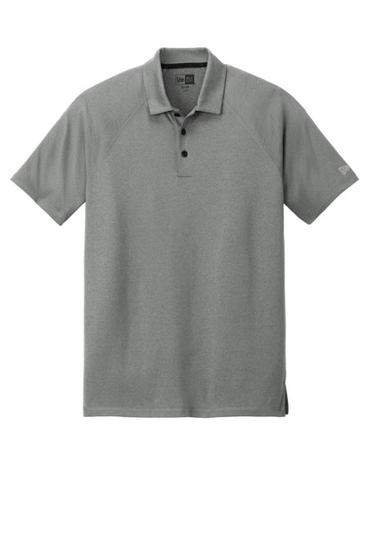 Custom Embroidered New Era Polos/Knits in Shadow Grey Heather