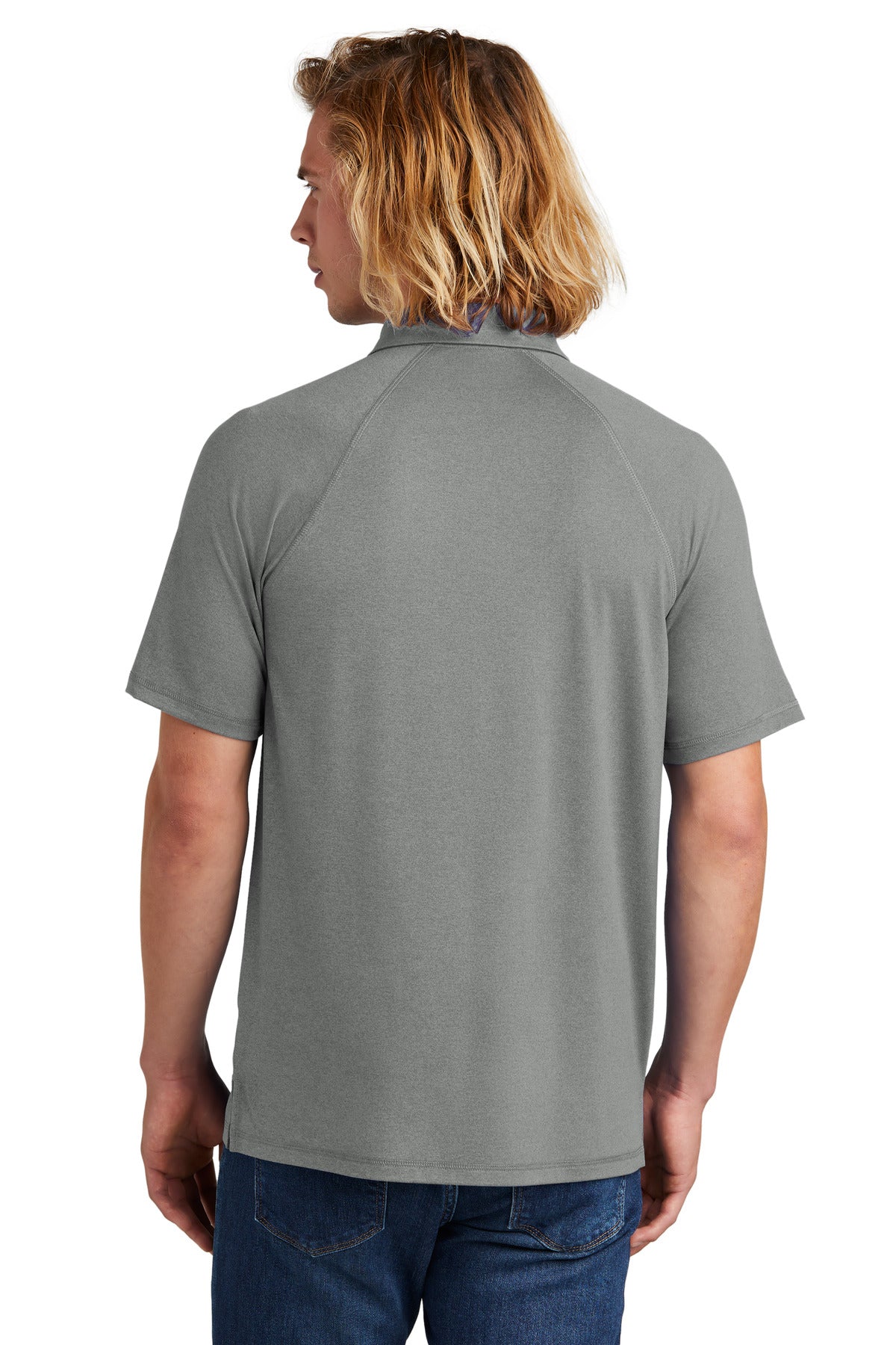 Custom Embroidered New Era Power Polo NEA225,Shadow Grey Heather