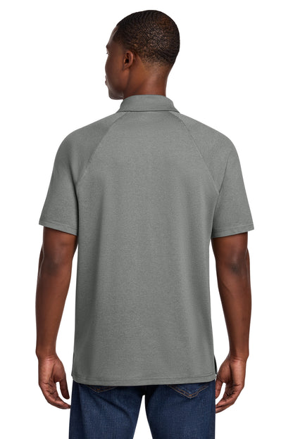 Custom Embroidered New Era Polos/Knits in Shadow Grey Heather