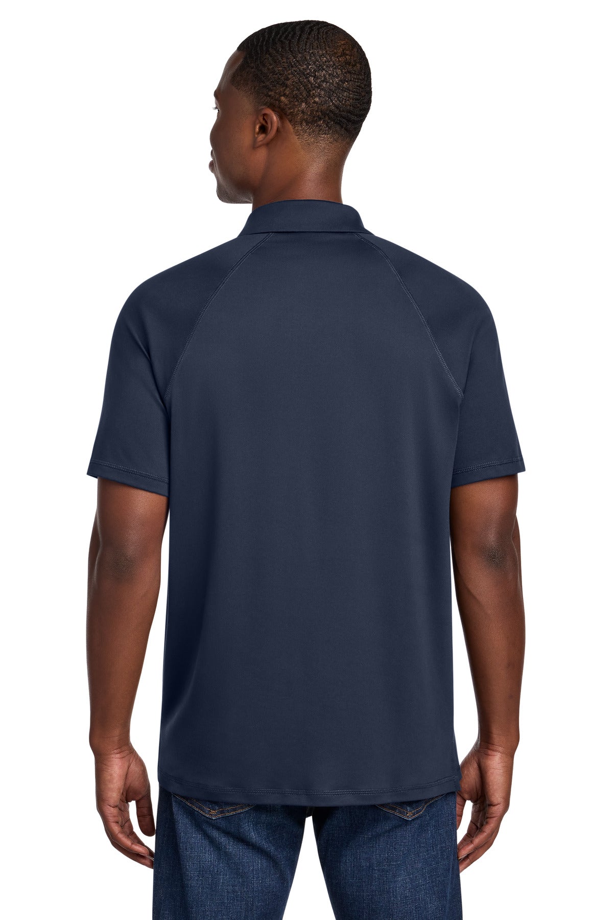 Custom Embroidered New Era Polos/Knits in True Navy