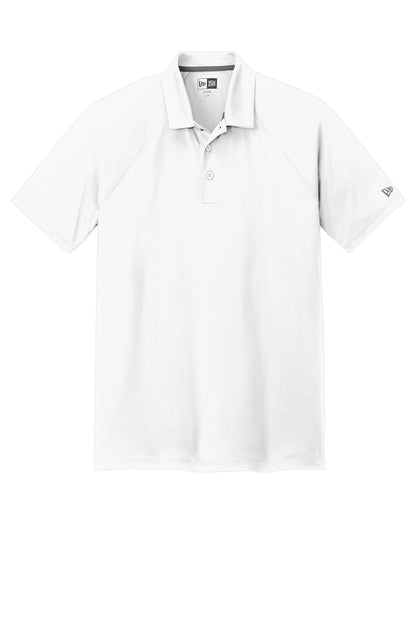 Custom Embroidered New Era Polos/Knits in White