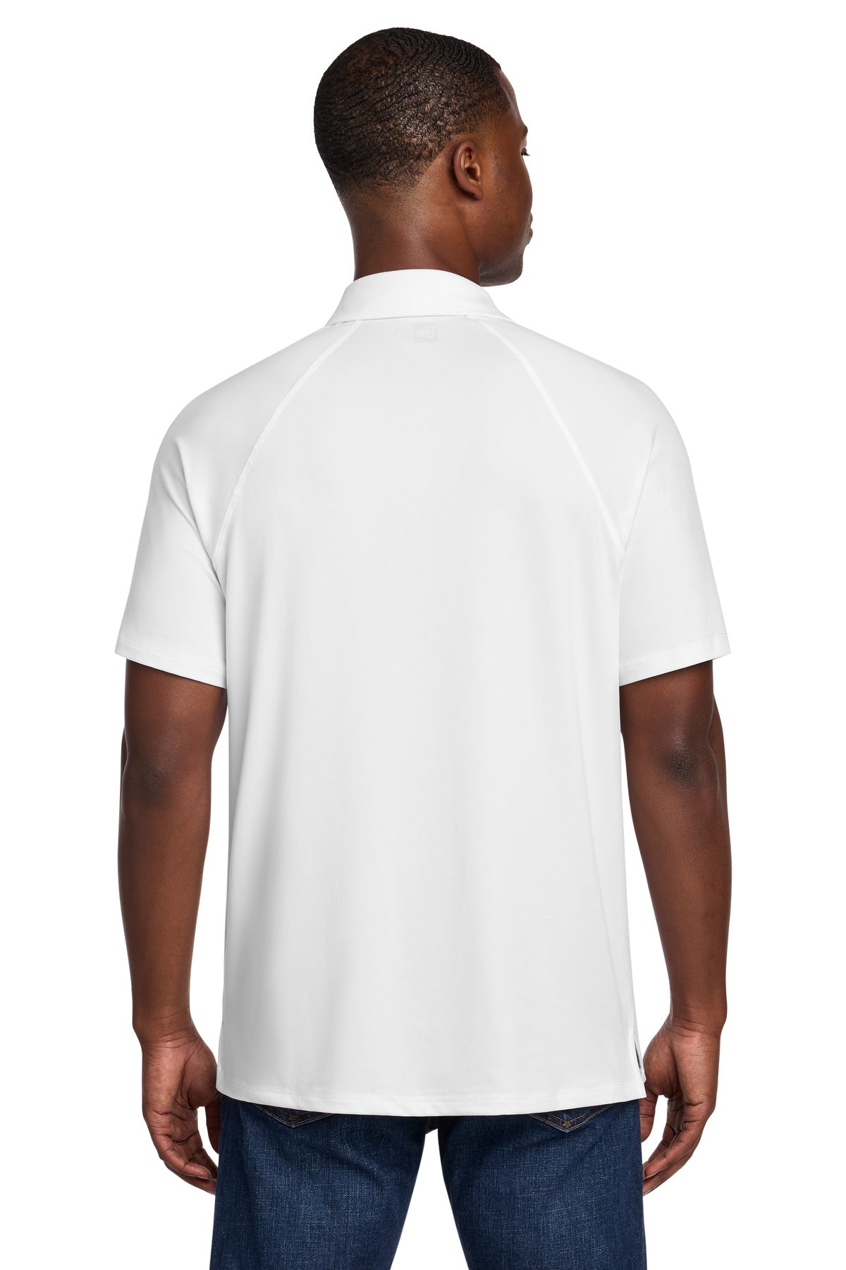 Custom Embroidered New Era Polos/Knits in White