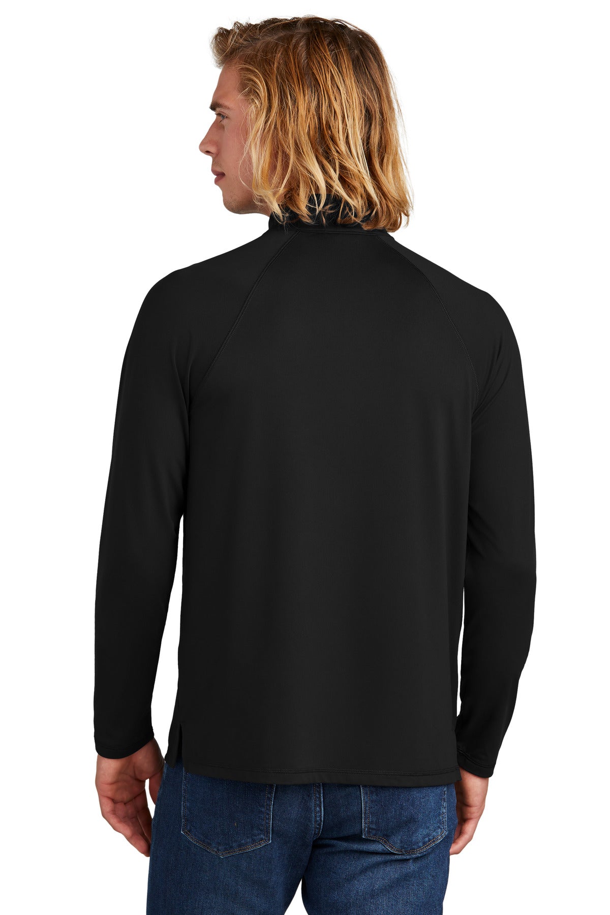 Custom Embroidered New Era Power 1/2-Zip NEA228,Black