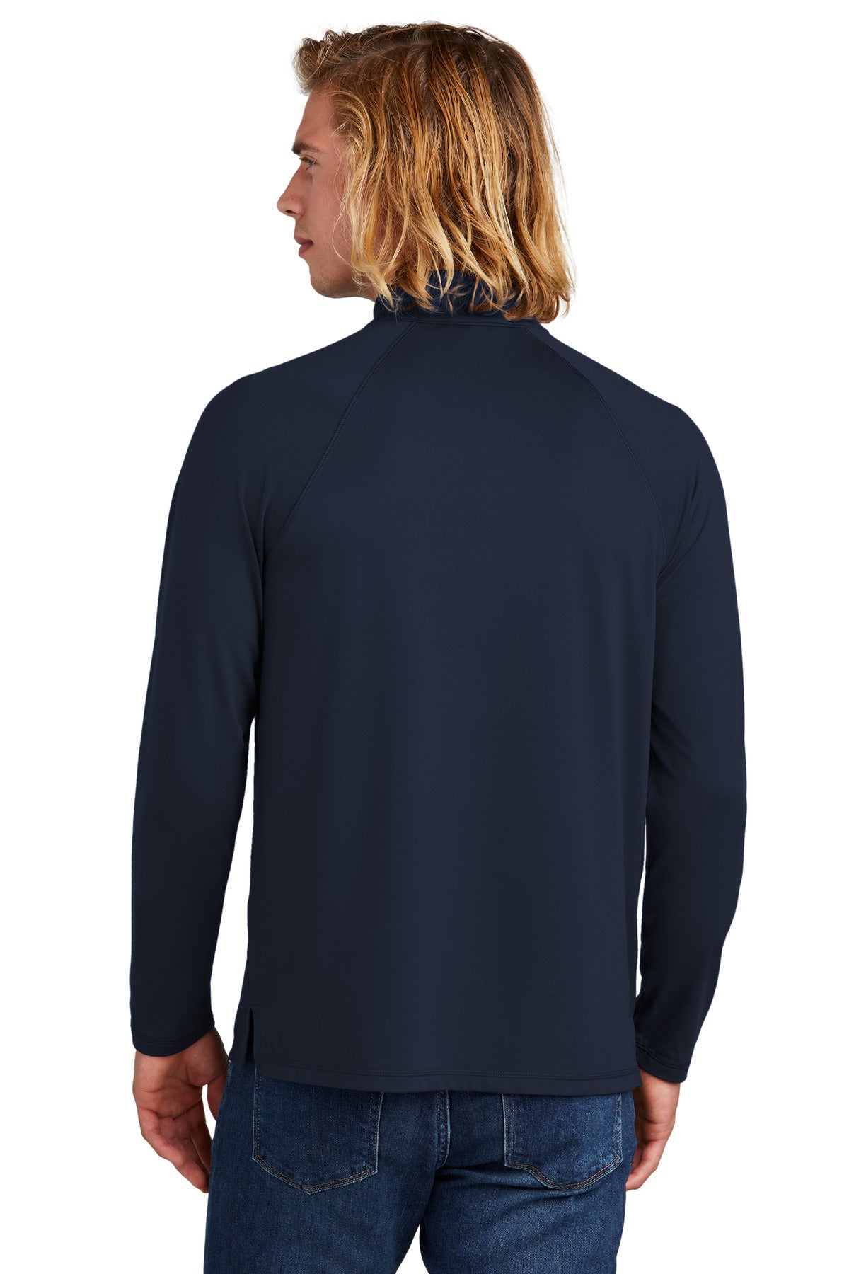 Custom Embroidered New Era Power 1/2-Zip NEA228,True Navy