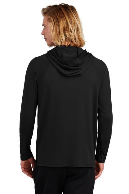Custom Embroidered New Era Power Long Sleeve Hoodie NEA229,Black