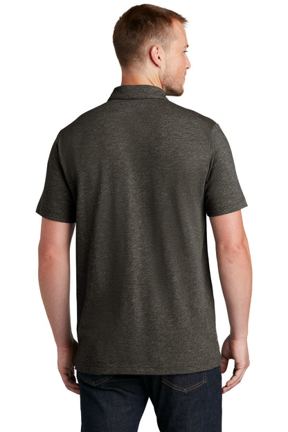 Custom Embroidered New Era  Slub Twist Polo NEA301,Black Twist