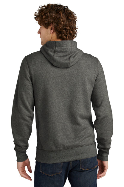 Custom Embroidered New Era  French Terry Full-Zip Hoodie. NEA502,Black Twist