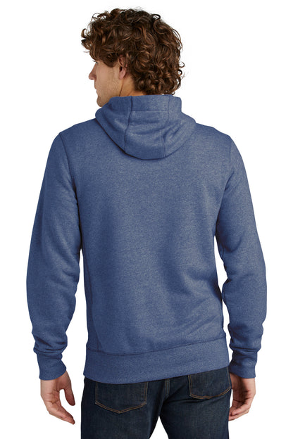 Custom Embroidered New Era  French Terry Full-Zip Hoodie. NEA502,Dark Royal Twist