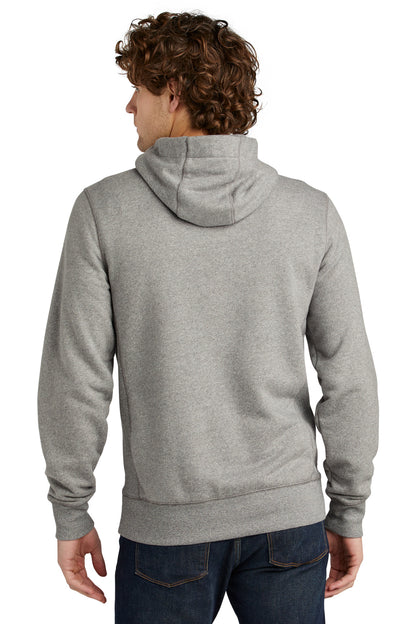 Custom Embroidered New Era  French Terry Full-Zip Hoodie. NEA502,Light Graphite Twist