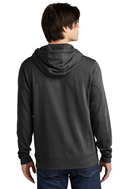 Custom Embroidered New Era  Tri-Blend Fleece Pullover Hoodie. NEA510,Black Heather