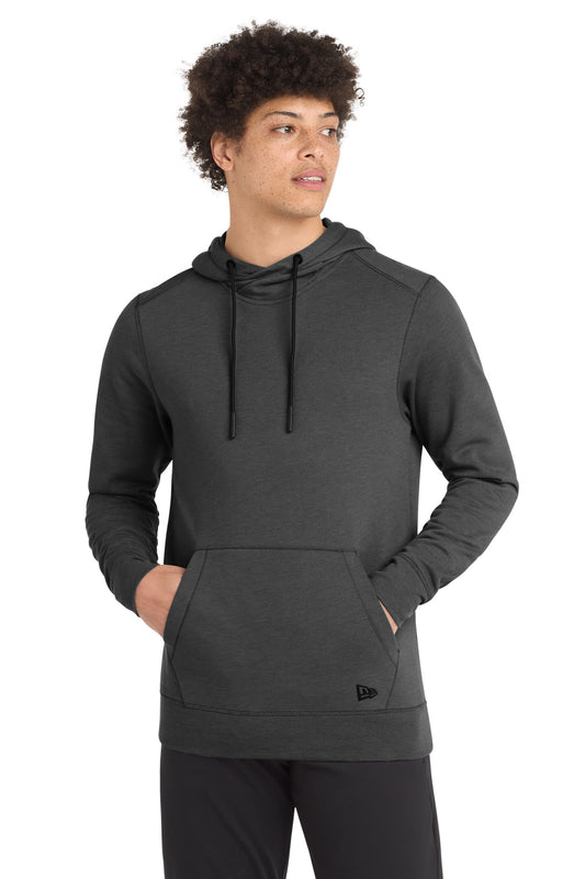 Custom Embroidered New Era Sweatshirts/Fleece in Black Heather