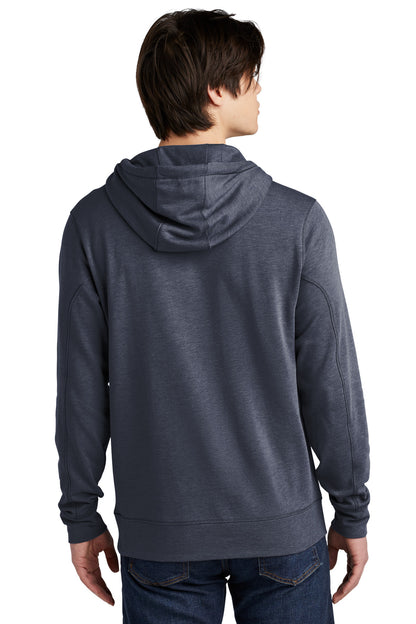 Custom Embroidered New Era  Tri-Blend Fleece Pullover Hoodie. NEA510,True Navy Heather