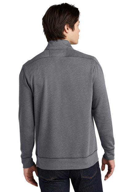 Custom Embroidered New Era  Tri-Blend Fleece 1/4-Zip Pullover. NEA512,Shadow Grey Heather