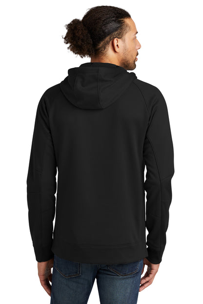 Custom Embroidered New Era  Venue Fleece Pullover Hoodie. NEA520,Black