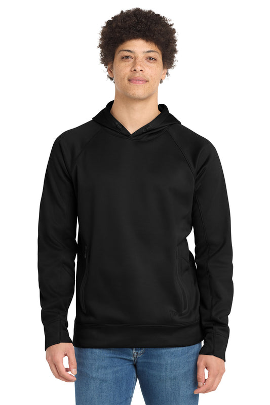 Custom Embroidered New Era Sweatshirts/Fleece in Black
