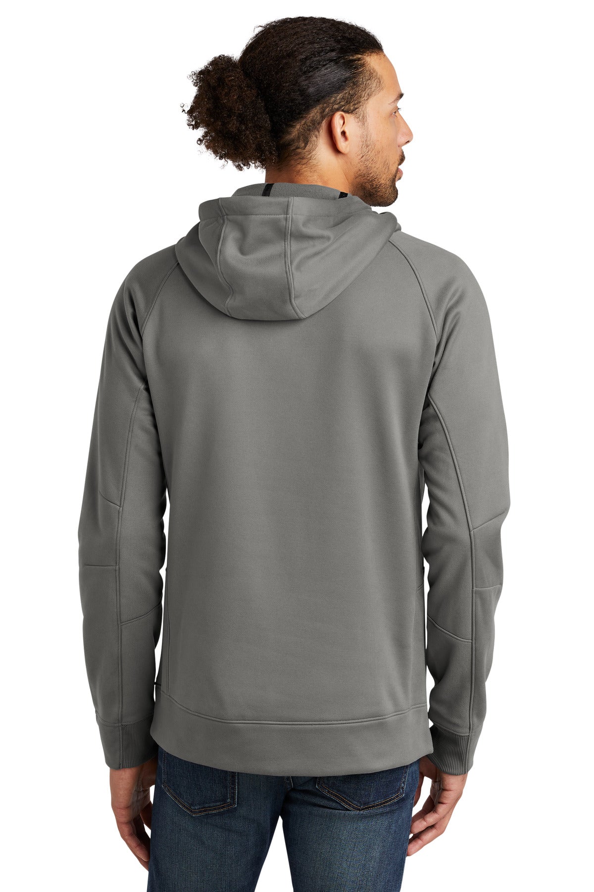 Custom Embroidered New Era  Venue Fleece Pullover Hoodie. NEA520,Shadow Grey