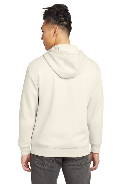 Custom Embroidered New Era Heritage Fleece Full-Zip Hoodie NEA526,Soft Beige