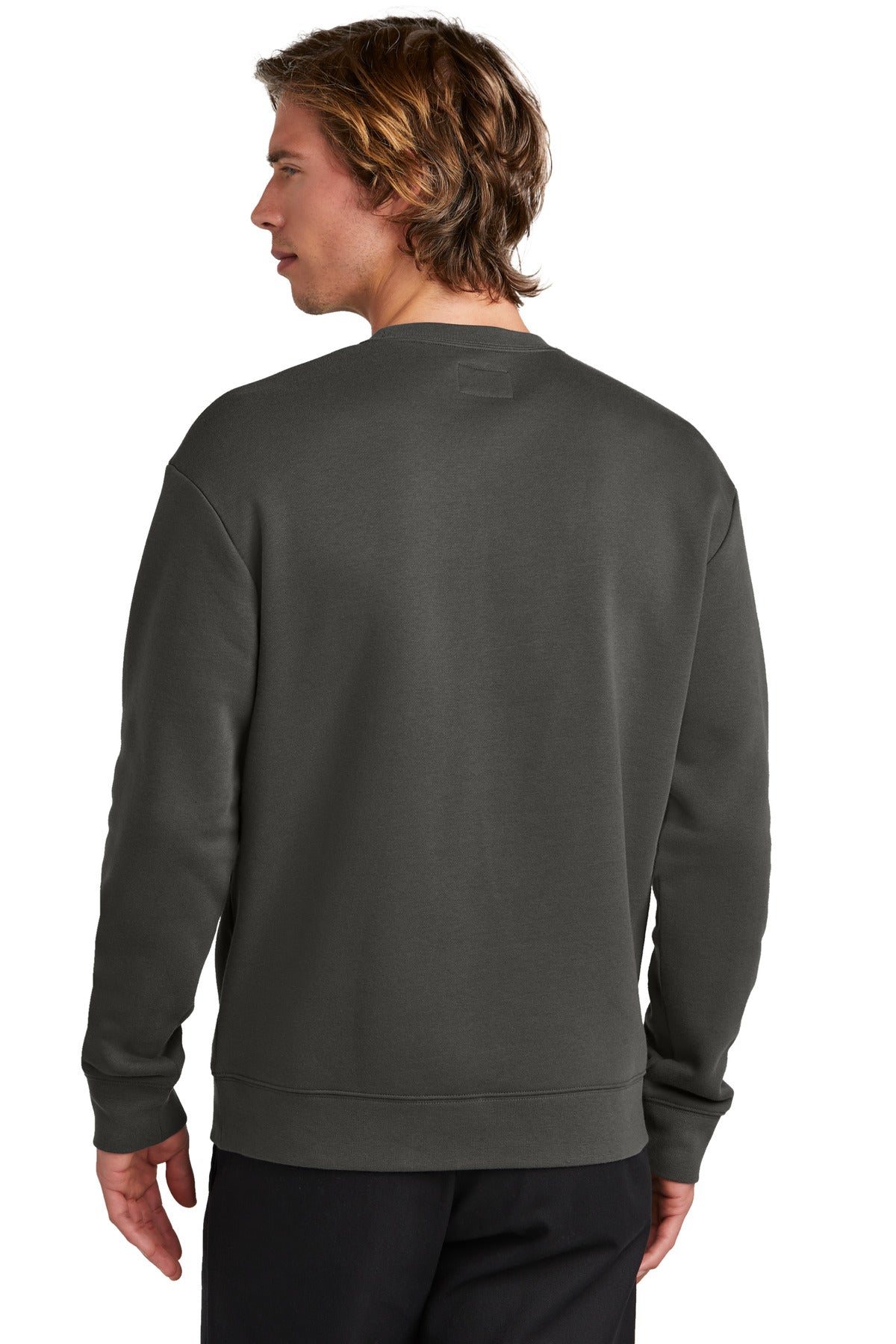 Custom Embroidered New Era Heritage Fleece Pocket Crew NEA527,Graphite