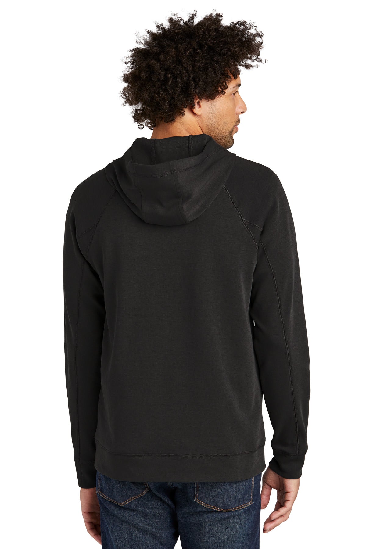 Custom Embroidered New Era STS 1/4-Zip Hoodie NEA541,Black
