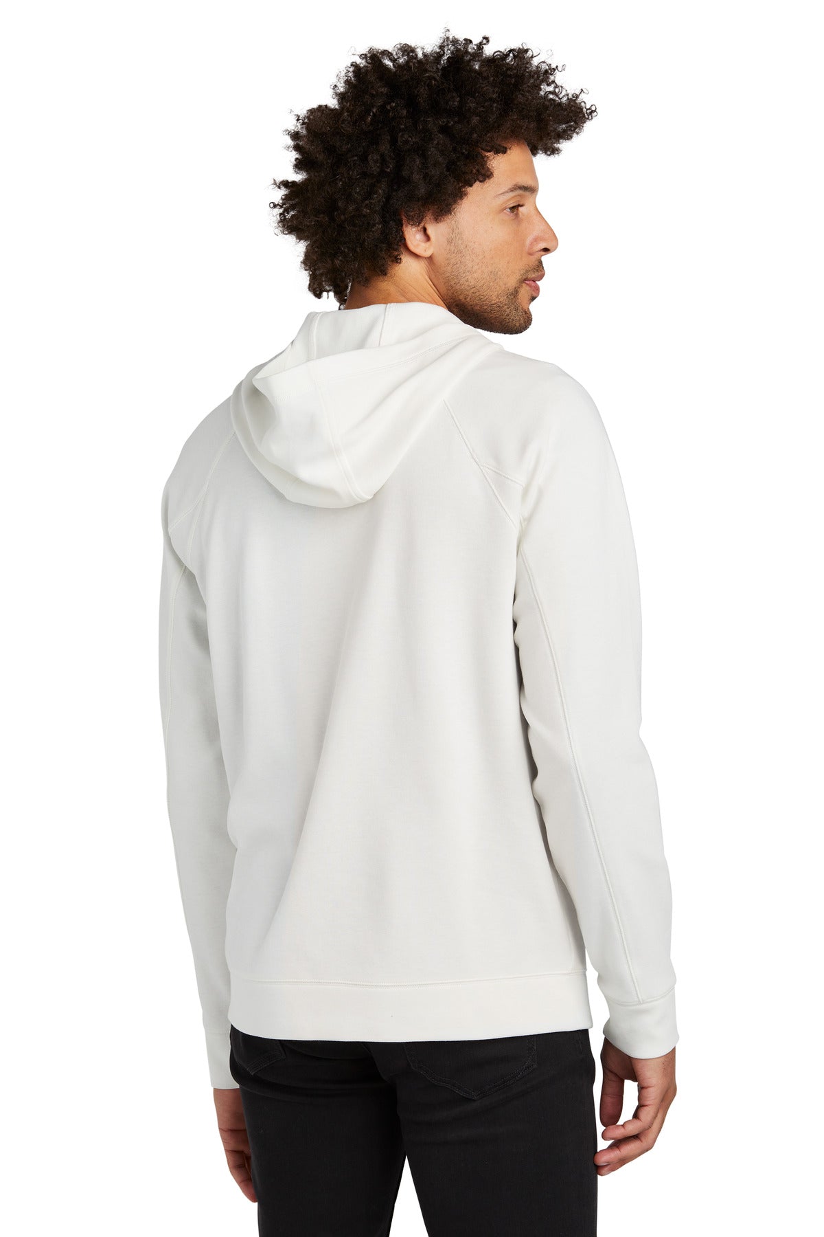 Custom Embroidered New Era STS 1/4-Zip Hoodie NEA541,Fan White