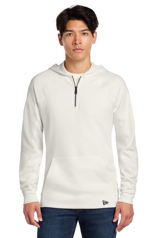 Custom Embroidered New Era Sweatshirts/Fleece in Fan White