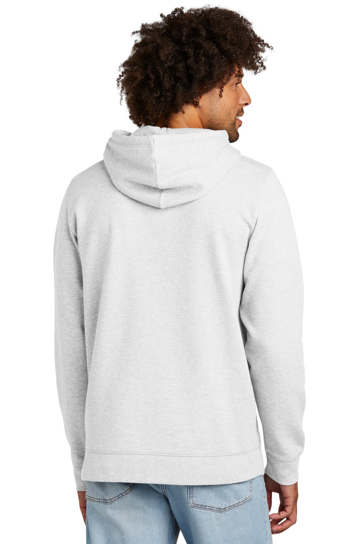 Custom Embroidered New Era Comeback Fleece Pullover Hoodie NEA550,Ash