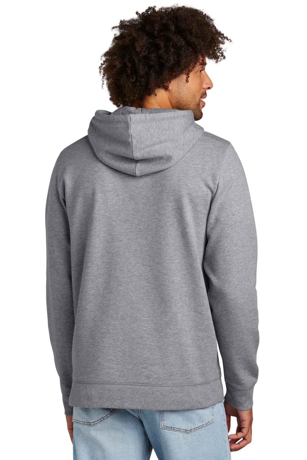 Custom Embroidered New Era Comeback Fleece Pullover Hoodie NEA550,Athletic Heather