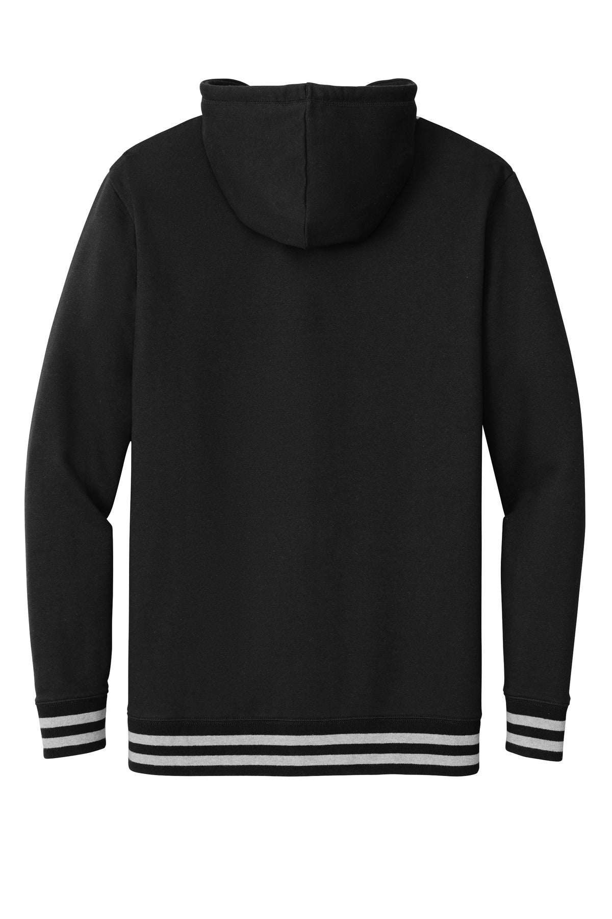 New Era Comeback Fleece Pullover Hoodie NEA550 Black/ Athletic Heather