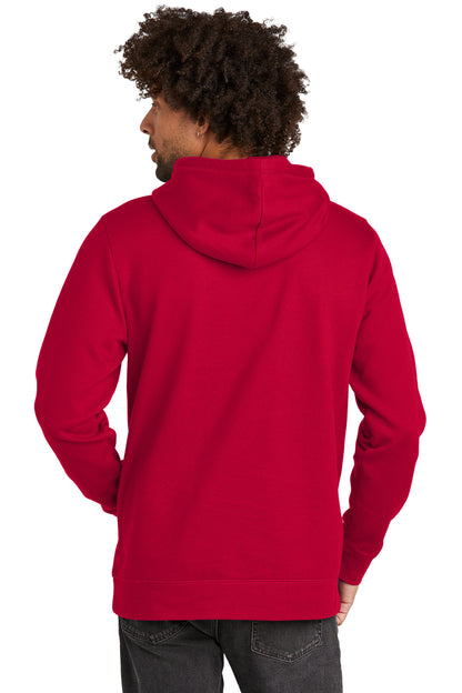 Custom Embroidered New Era Comeback Fleece Pullover Hoodie NEA550,Scarlet