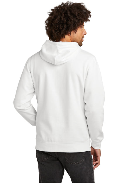Custom Embroidered New Era Comeback Fleece Pullover Hoodie NEA550,White