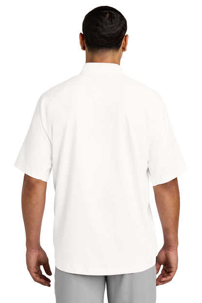 Custom Embroidered New Era  Cage Short Sleeve 1/4-Zip Jacket. NEA600,White