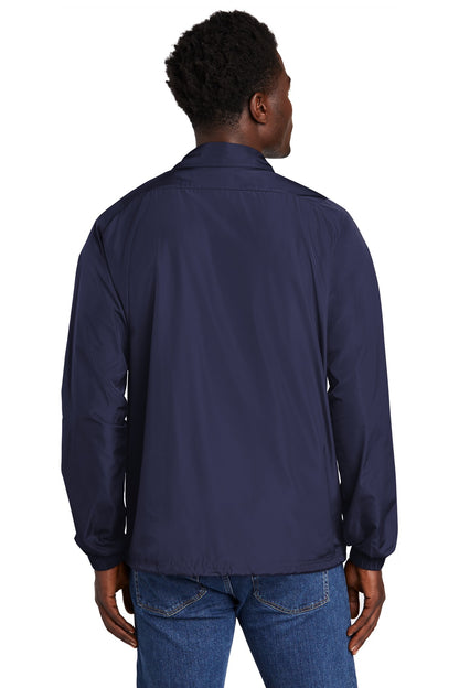 Custom Embroidered New Era  Coaches Jacket NEA601,True Navy
